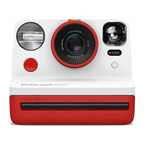 Amazon | Polaroid インスタントカメラ Polaroid Now レッド i-Type